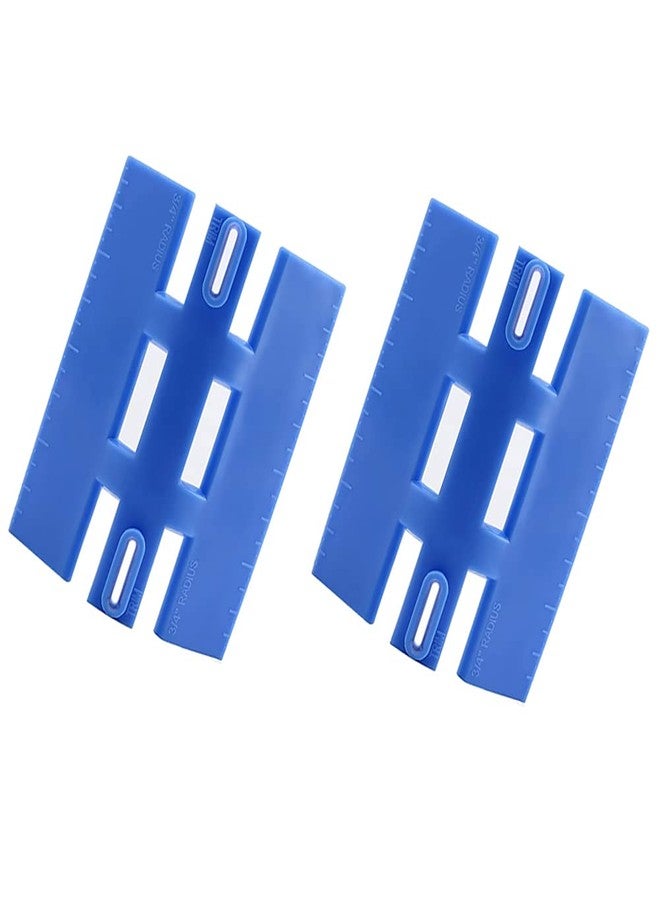 SEIWEI أداتان لتحديد الزوايا، مقياس زاوية على شكل أنف الثور، أداة قياس لخطاط النجارة، تحديد موقع نصف القطر 3/4 بوصة، تحديد موقع خط المنتصف، تحديد موقع القطع - Image 1