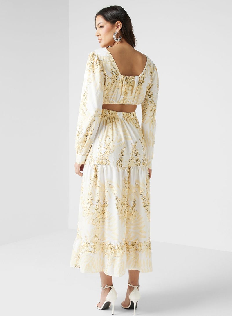 ELLA Floral Cutout Dress  - Image 2