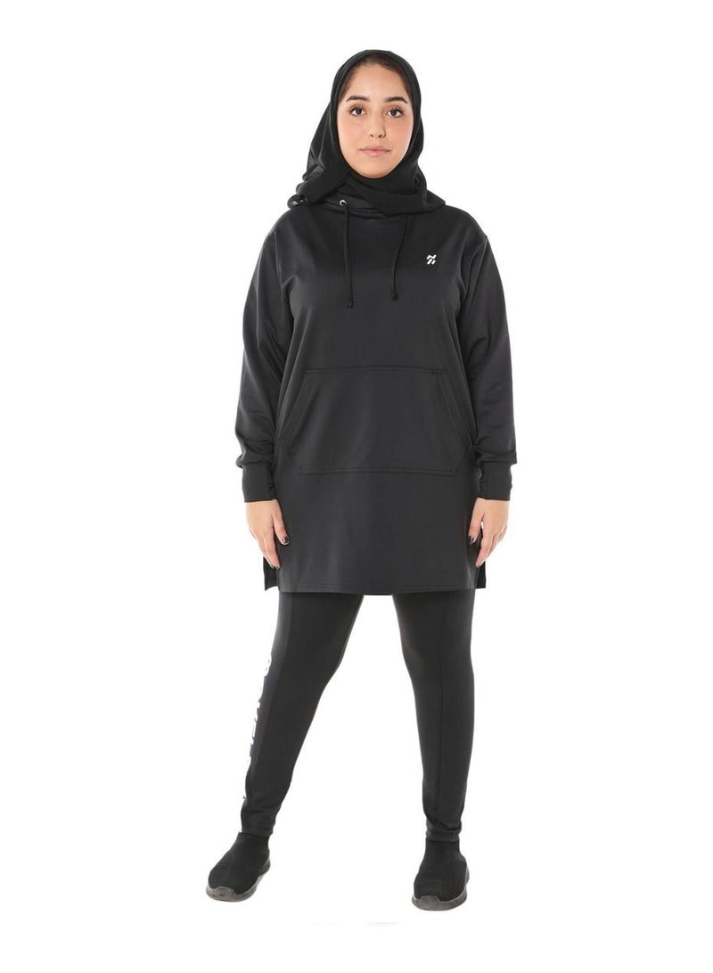 Moveletix Modest Activewear Hoodie & Leggings with Pocket - Image 2
