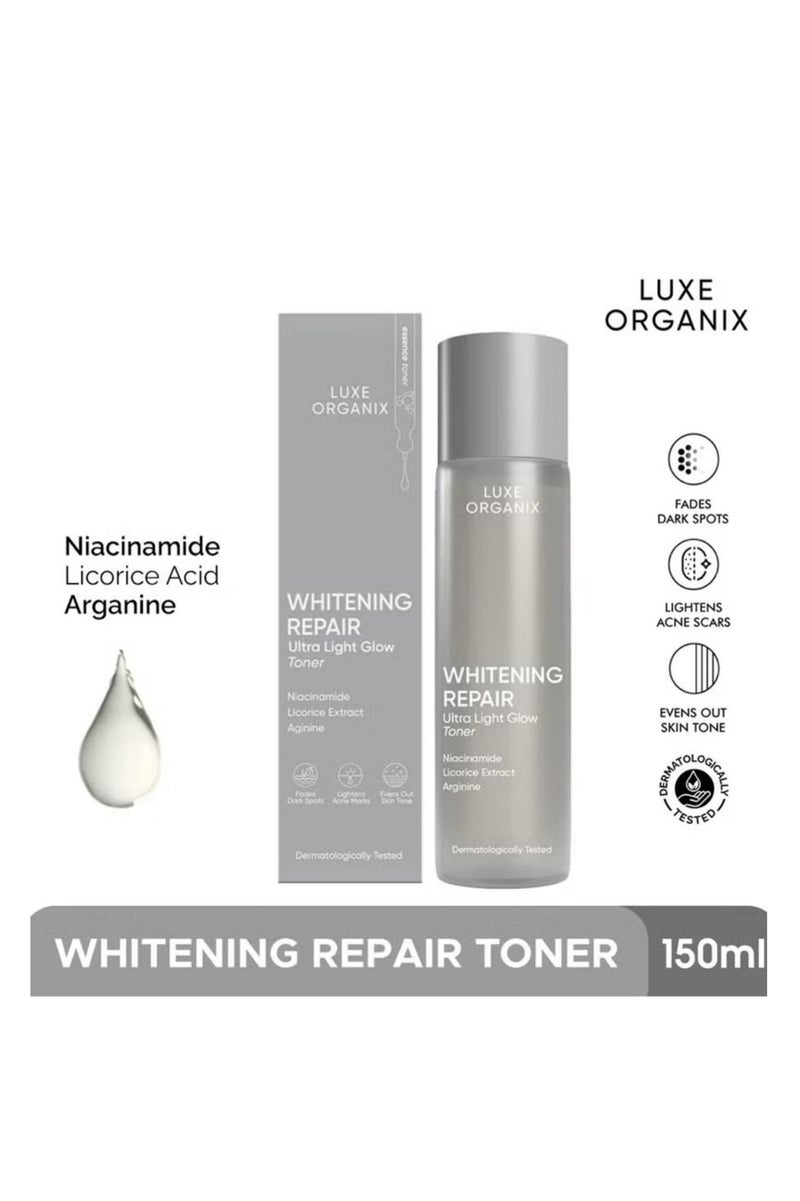 LUXE ORGANIX Whitening and Repairing Toner 150ml - Image 2