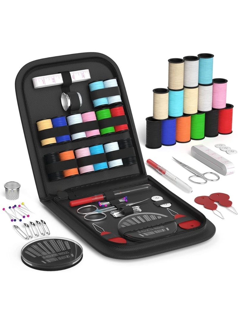 ZedAura 68-Piece Travel & Emergency Sewing Kit – Compact Mini Needle, Thread, Scissors & Accessories for Beginners, Travelers, Home & Repair - Image 1