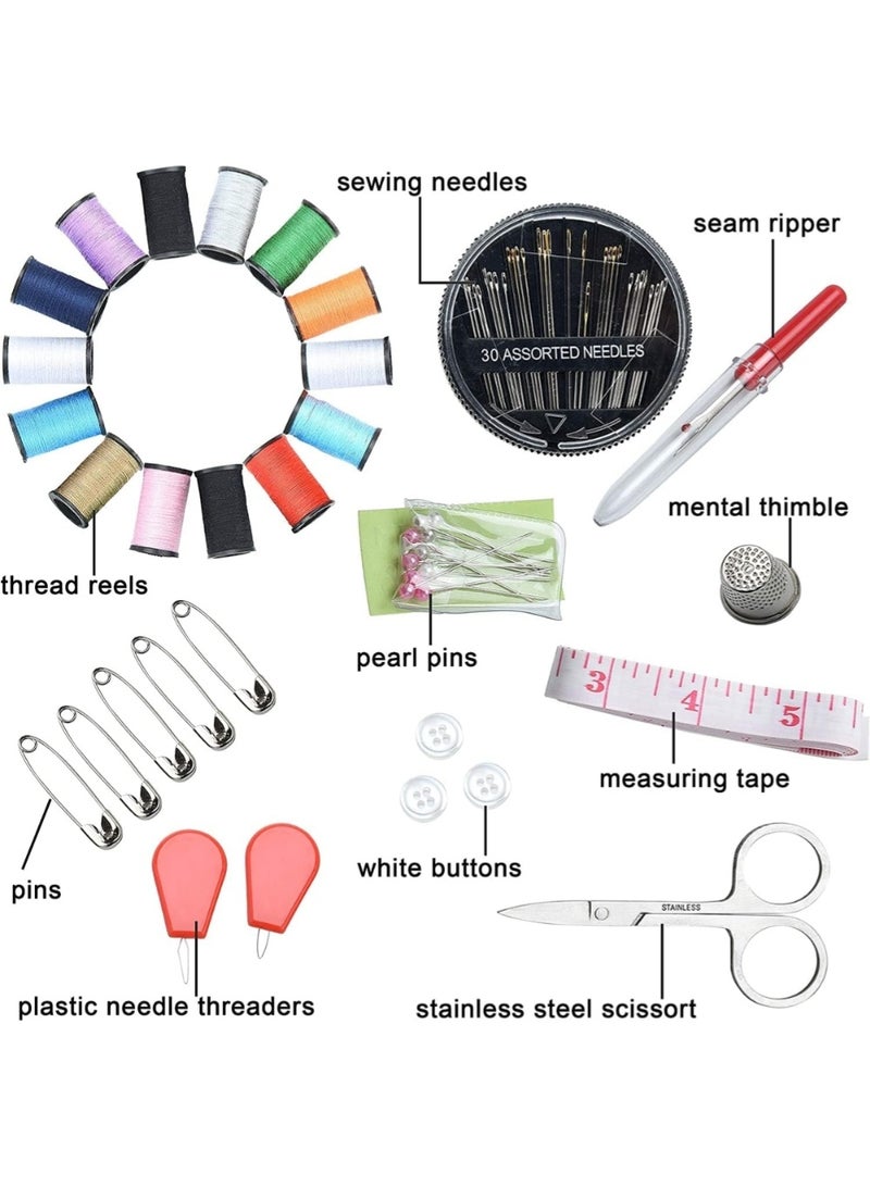 ZedAura 68-Piece Travel & Emergency Sewing Kit – Compact Mini Needle, Thread, Scissors & Accessories for Beginners, Travelers, Home & Repair - Image 3