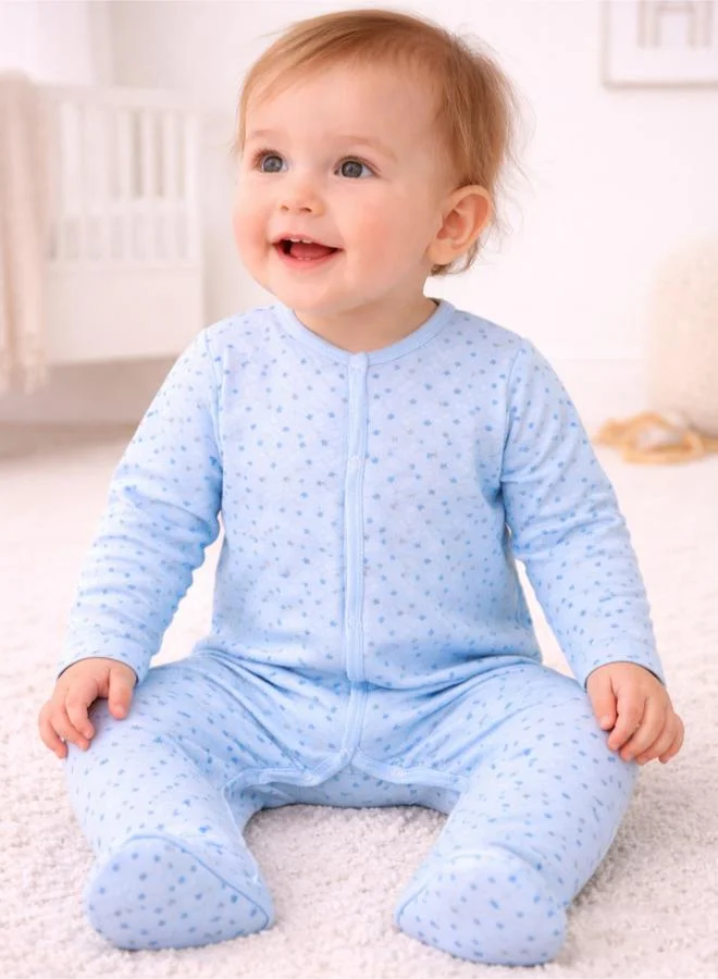 Mothers Choice Baby Quilted Star Print Sleepsuit