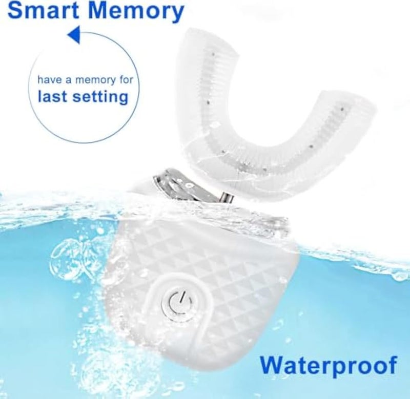 Ultrasonic Electric Toothbrush, U Shaped Automatic Toothbrush for Adults 360° Full Mouth Whitening IPX7 Waterproof - Image 3