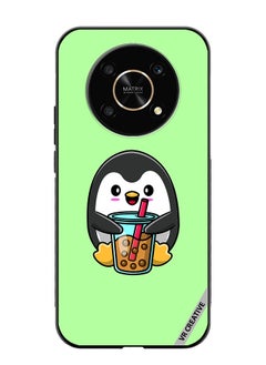 Protective Case Cover For Honor X9 5G Penguin Cola Design Multicolour