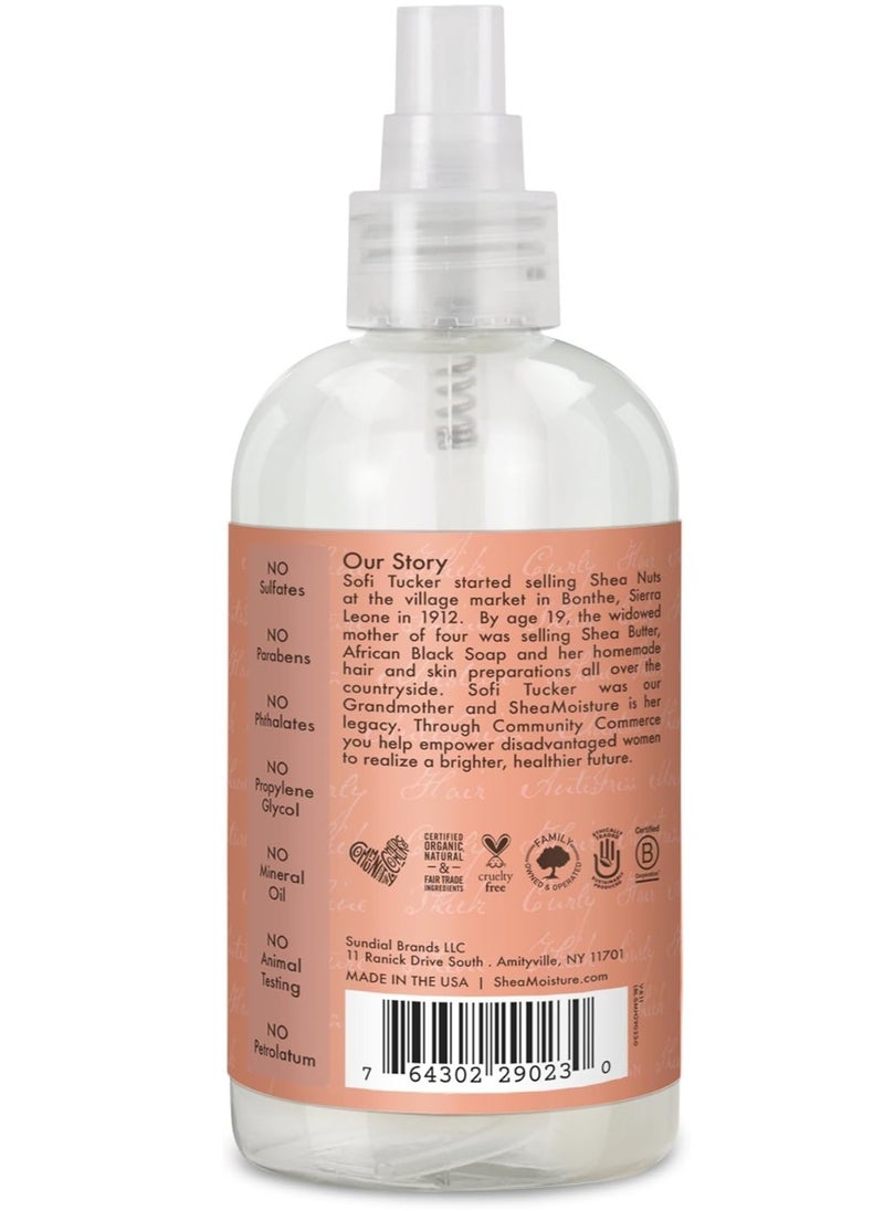SheaMoister - Shea Moisture Coconut Hibiscus Hold & Shine Moisture Mist, 8 oz | Shea Moisture Coconut Hibiscus Curl & Style Milk, 8 oz - Image 1