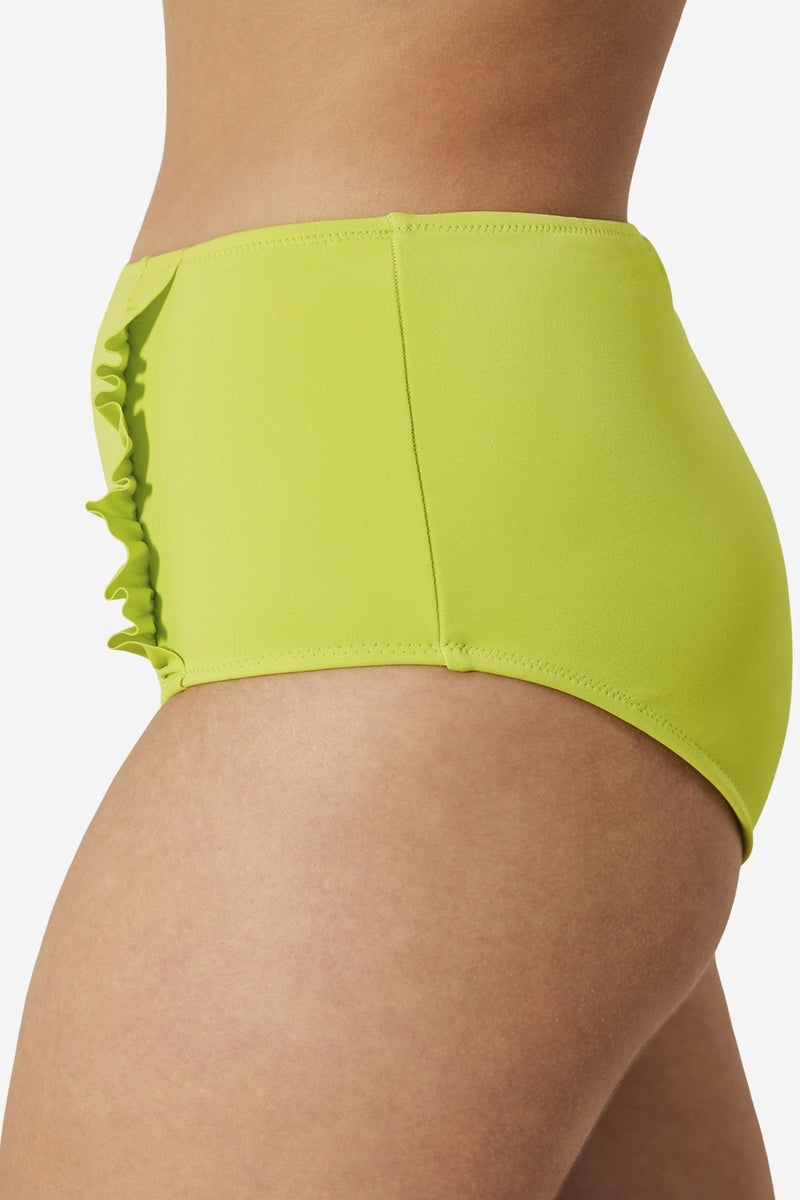 PENTI Basic High-Waist Ruffled Bikini Bottom - Image 2