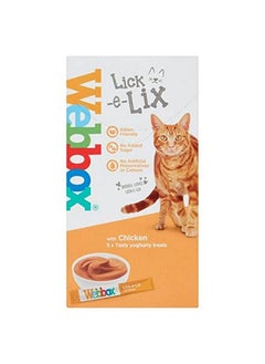 Webbox LickELix Chicken Cat Treats, 5X15G  - Image 1
