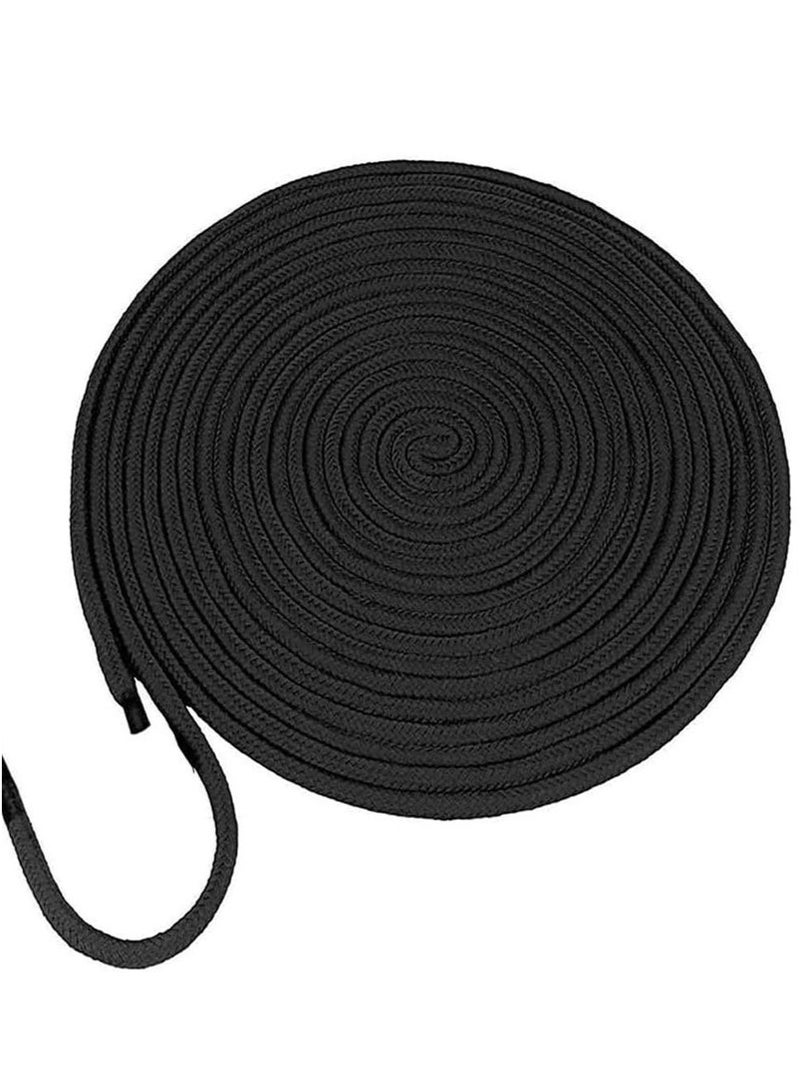 2 Roll 10M Soft Cotton Rope, Natural Durable Long Cotton Rope for Crafts Wall Hangings Plant Hangers Knotting (Black) - Image 3