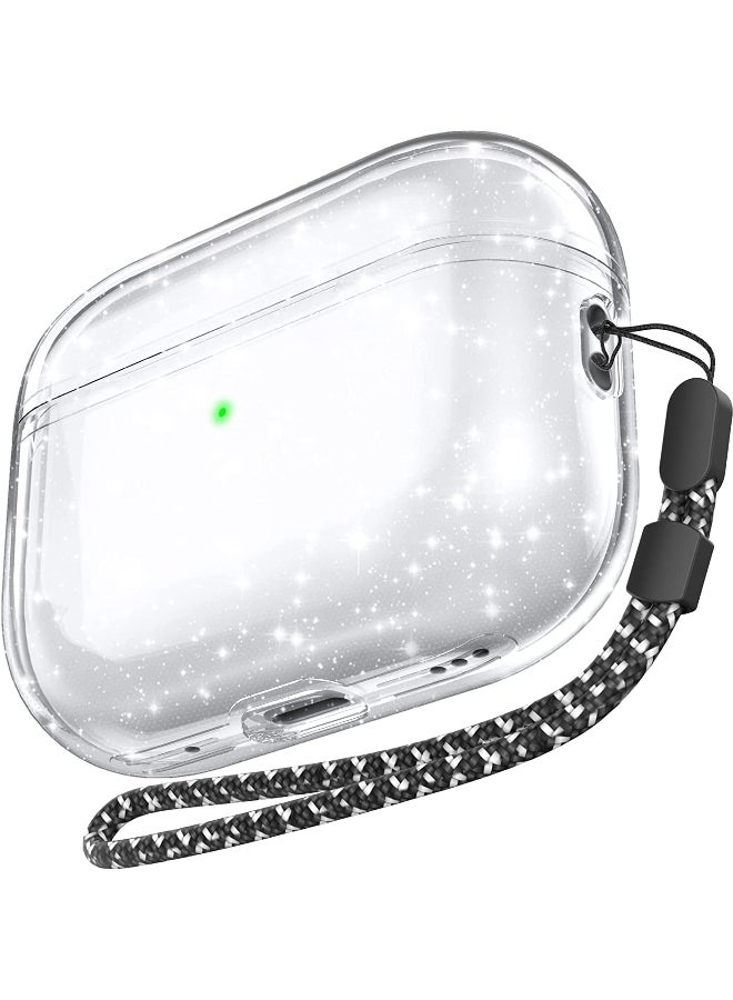 Glitter Transparent Silicone Case Cover For Apple Airpods Pro 4 2 3 2024 2022 Pro2 Air Pods 1 Airpods3 2nd 3rd Generation Accessories