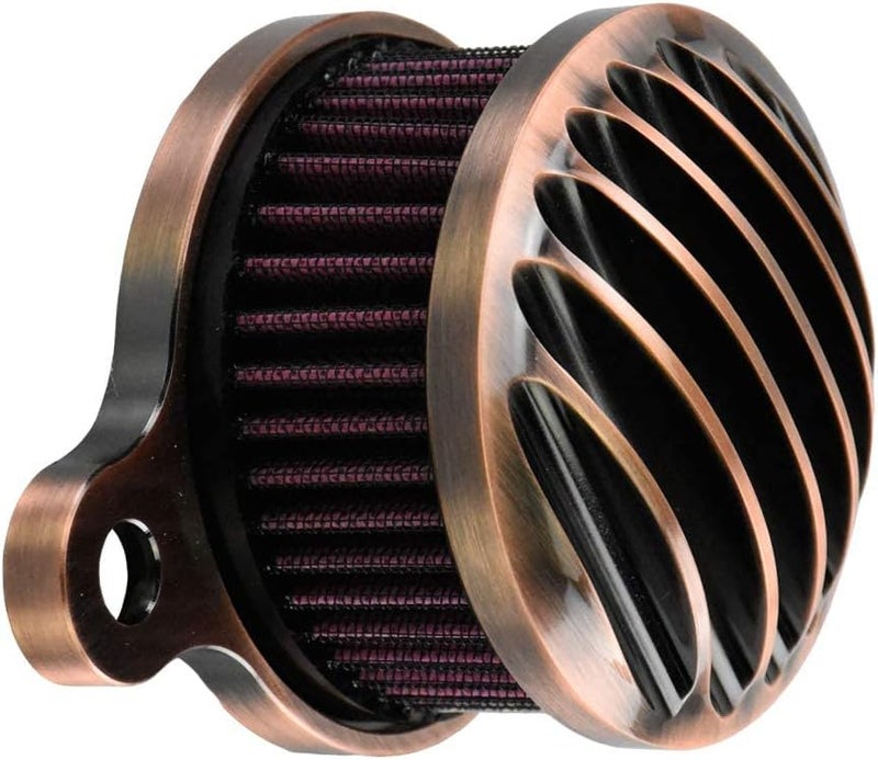 HDBUBALUS Motorcycle Air Filter Aluminum Air Cleaner Intake System Kit for Harley Sportster 48 XL883 XL1200 2004-2020 Bronze - Image 2