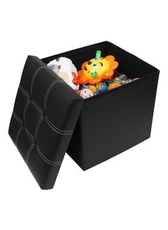 GTC GTC® Foldable Storage Stool for Living Room (733) (38x38x36cm, Black)  - Image 5