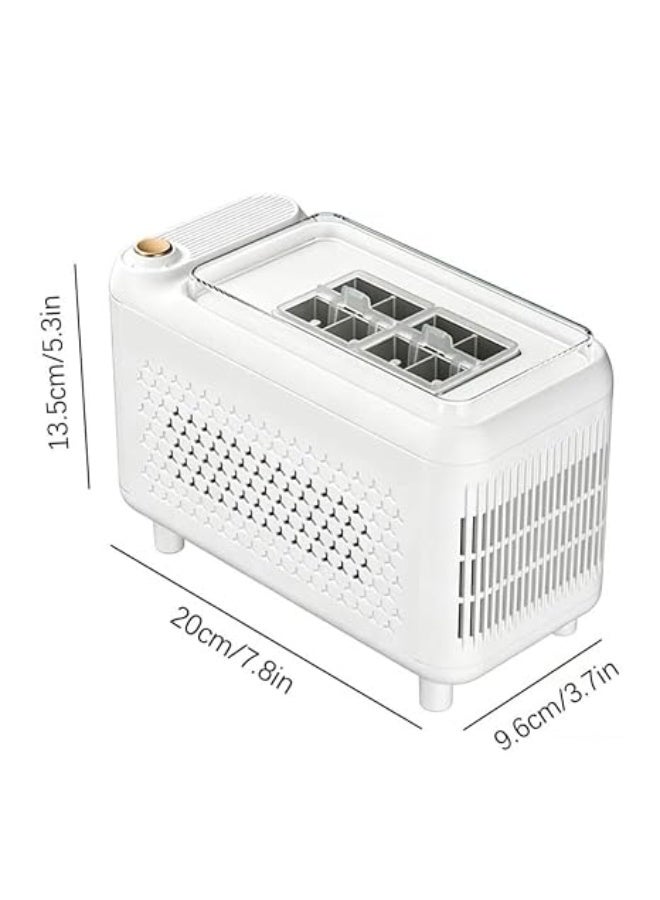 Portable Ice Maker IZD020-A, 12V DC Compact Ice Machine, Produces 12 Ice Cubes Per Cycle, Lightweight Space-Saving Design, Portable Ice Maker for Camping, RV, Boat, Road Trips & Outdoor Use - Image 2