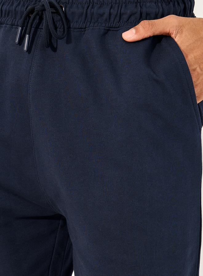 Styli Styli Solid Straight Fit Joggers with Side Pocket  - Image 3