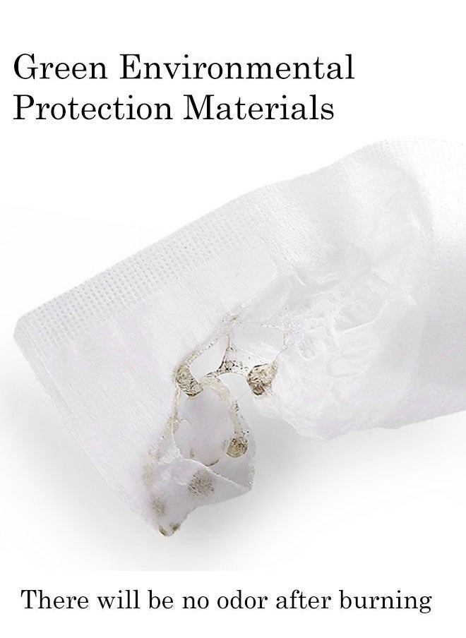 Ant 100-Piece Disposable Tea Filter Bags Corn Fiber Drawstring Seal Filter Tea Bags,for Loose Leaf Tea, Empty Tea Bags Filter Flower Tea &Coffee Bag (7cm*9cm)  - Image 5