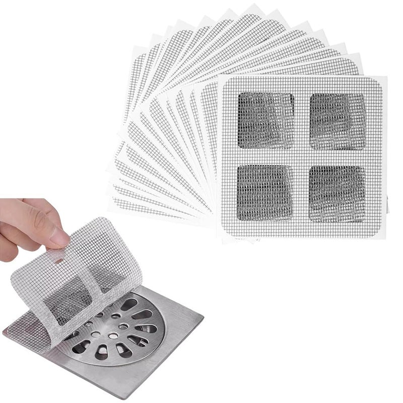 Jannam Jannam Special Strainer for Sink Drain Cover Fapiwen Shower Drain Mesh Stickers Drain Cover for Bathroom Kitchen Sink Drain Cover Sink Cover Cockroach 10 PCS - Image 1