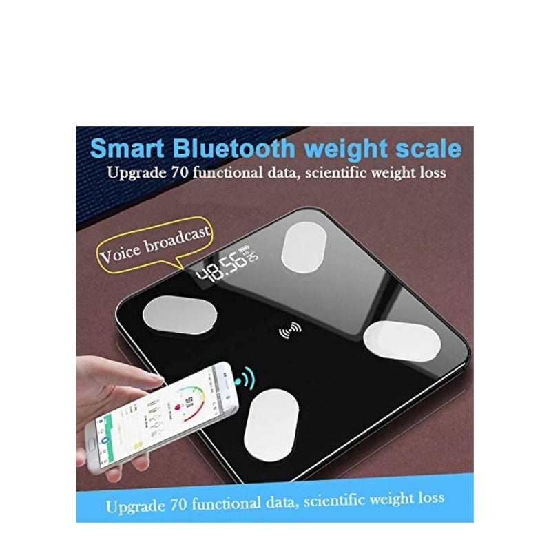 Zikra Weight Scales Smart Body Fat Body Composition Scales BMI Analyzer Bluetooth Electronic Weighing Scale, Body Composition Monitors with Smartphone App Useful Gift for Home Family - Image 5