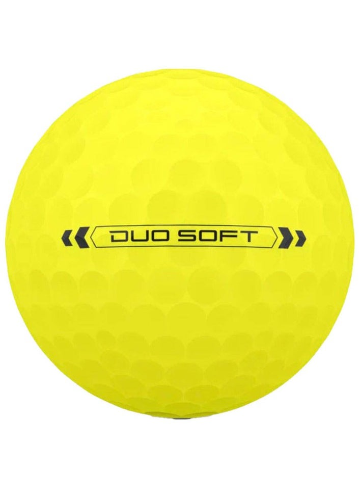 Wilson - Duo Soft Yellow Golf Balls (12-Pack) – Ultra-Soft, Low Compression Golf Balls for Maximum Distance & Control – High-Visibility for All Skill Levels - Image 1