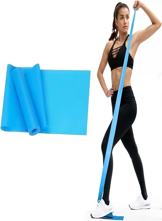 GymWar 1 Psc Resistance Bands for Women & Men, Strength Training, Yoga & Home Workouts, Latex-Free Elastic Exercise Bands (Blue) - Image 1