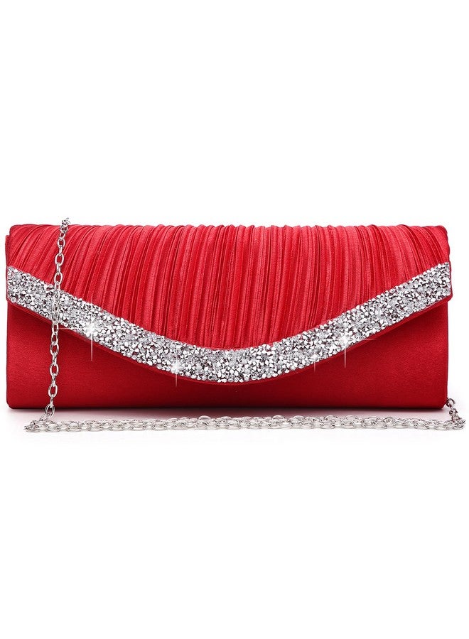 DASEIN Clutch Purses For Women Evening Bags Formal Clutches With Rhinestones For Wedding Party Prom Dressy Purse - Image 1