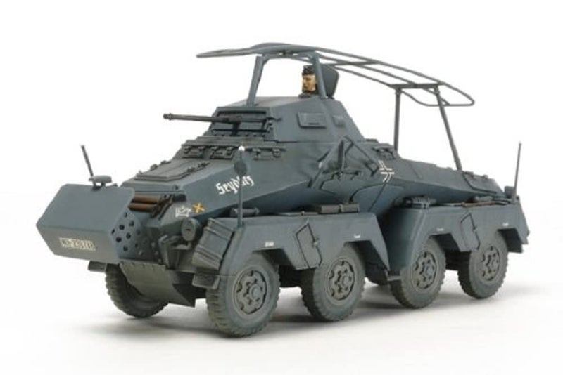 Tamiya Models German 8Wheeled SdKfz 232 Model Kit - Image 3