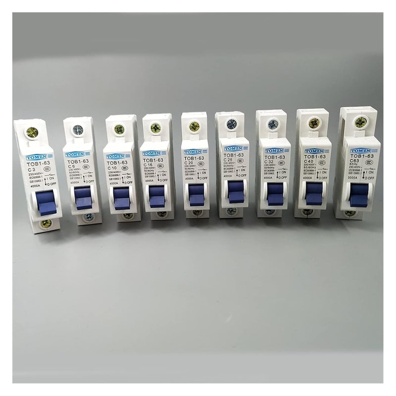 TOB1 63 C نوع 1P 20A قاطع دائرة مصغر AC MCB 230 400V 50 60HZ - Image 4