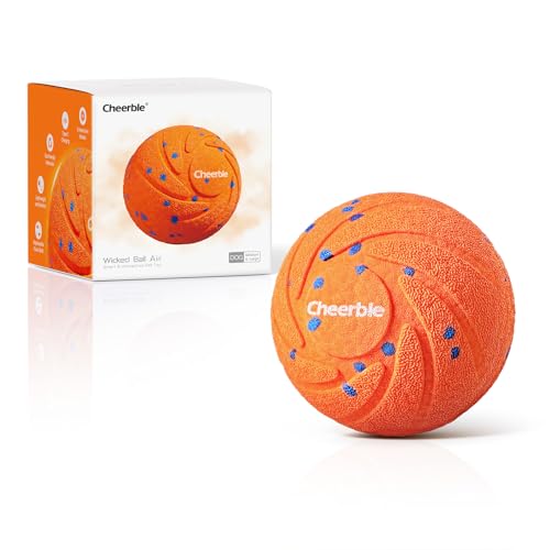 Cheerble Smart Interactive Dog Toy Wicked Ball AIR Automatic Moving Bouncing Rotating IPX7 Waterproof Rating Active Rolling Ball for Puppy Medium and Large Dogs - Image 1