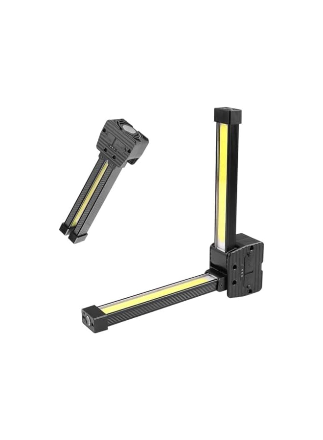 promass LED Magnetic Work Flashlight, Multi-Mode Work Light 5 Modes LED Work Light Versatile Rechargeable LED Light Foldable LED Light ith Hanging Hook for Camping/Car Repair/Garage/Workshop/Emergency - Image 2