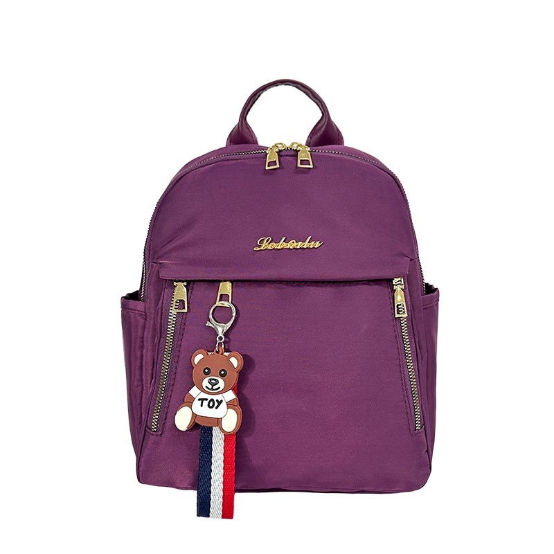 2024 Trendy Womens Backpack Large Capacity Purple 