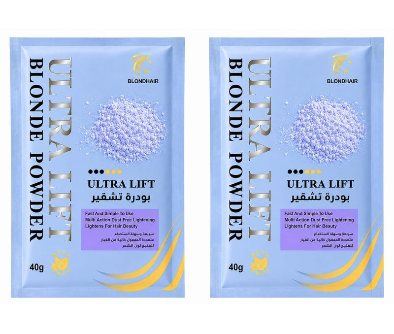 بلوند هير بلندهير بودرة تفتيح الشعر بدرجات متعددة من اللون الأشقر  حجم الجرام 40×2 - Image 1