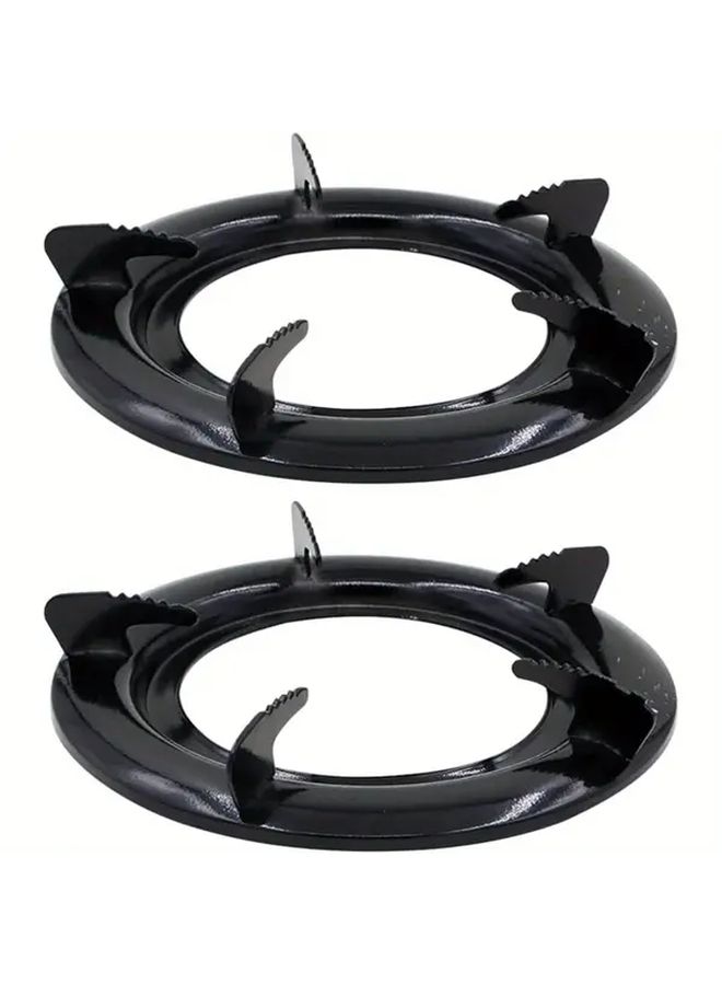 3Pcs Heavy Duty Stove Ring Set Compatible With Gas And Cast Iron Stoves Five Claw Burner Mesh Replacement Parts No Electricity Needed Durable Iron Construction For Even Heat Distribution And Stable Cooking Ideal For Home And Professional Kitchens Sto