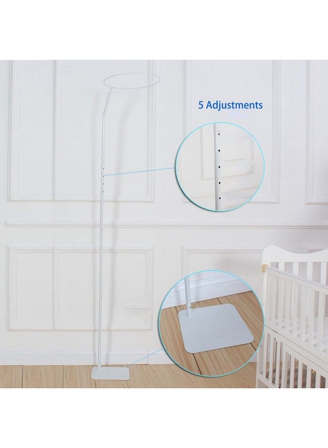 Vilemoon Mosquito Net Stand Adjustable Crib Canopy Holder Mosquito Net Holder Support Bracket Mounting Rack Accessories for Home Crib Cot Bed Easy Assembly Installation - Image 4