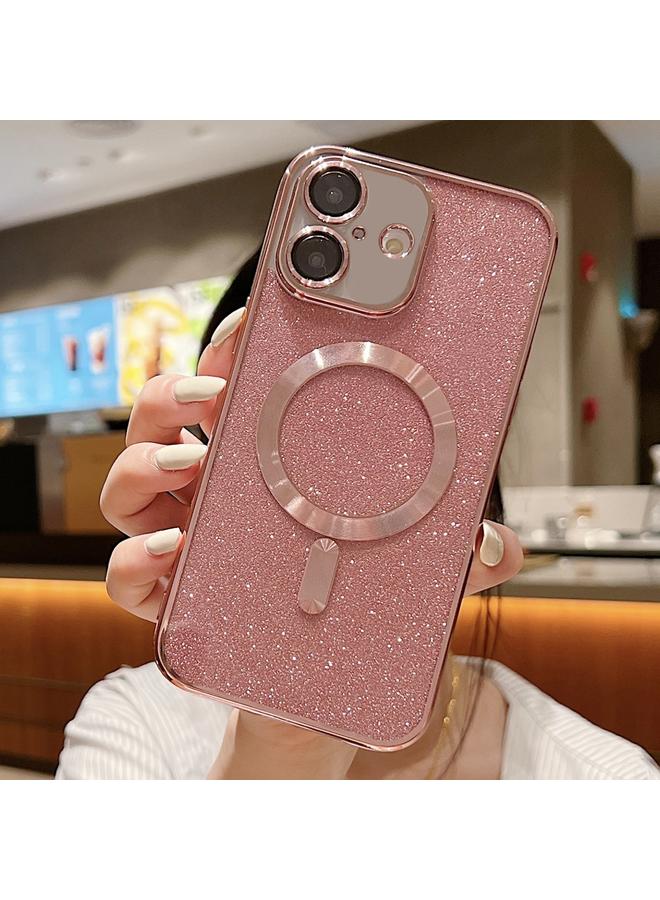 The Bros Case For iPhone 16 Plus Glitter Electroplating MagSafe TPU Phone Case
