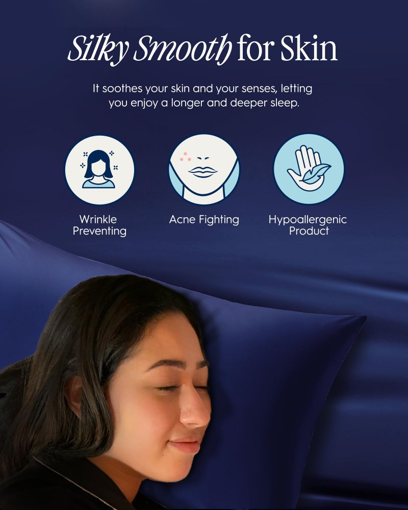 Rest REST Evercool+ Cooling Pillow Cases King - 2 Pillowcase for Sensitive Skin  Silver Infused Fabric for Hygienic Sleep  Silky Smooth for Curly Hair  High Elastic for Snug Fit (19x35 inches)  - Image 4