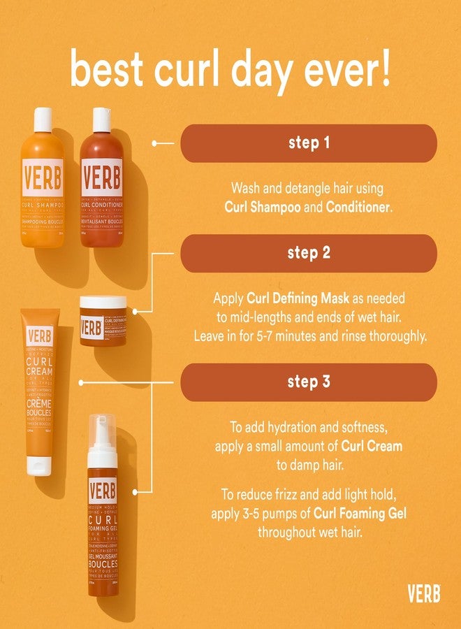 VERB Curl Conditioner-Soften, Define & Hydrate -Vegan Curl Defining Frizz Control-SunflowerCurl Complex,Jojoba and Castor Oil Hair Care Product to Deeply Nourish and Repair Damaged Hair,32 fl oz - Image 2