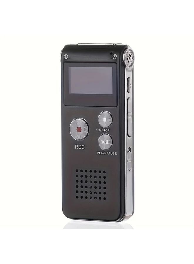 8GB Rechargeable Digital Audio Voice Recorder 1 1 Inch Color Screen MP3 Player Speaker