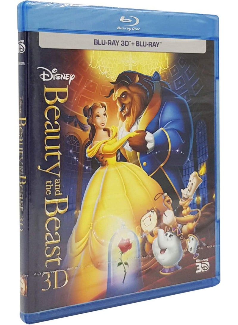 Disney Beauty And The Beast - 3D Blu-ray + Blu-ray - Arabic & English - Image 1