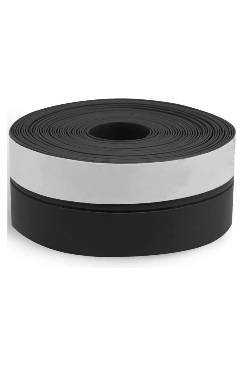 VIUAUAX 5 Meters Weatherstrip, Silicone Door Sealing Strip, Door, Window Soundproof Panel, With  Adhesive Backing (35mm,  Black) - Image 5