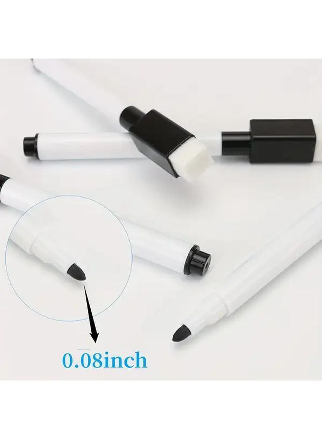 Black Dry Erase Markers 25 Pack With Eraser Caps For Whiteboard School Office Home - Image 3