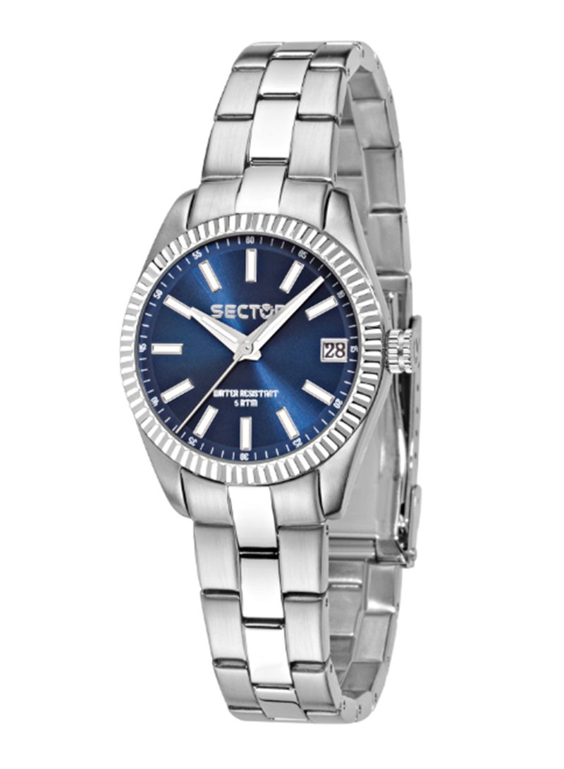 Women's 32MM Blue, Sunray Dial Stainless Steel Watch - R3253579517