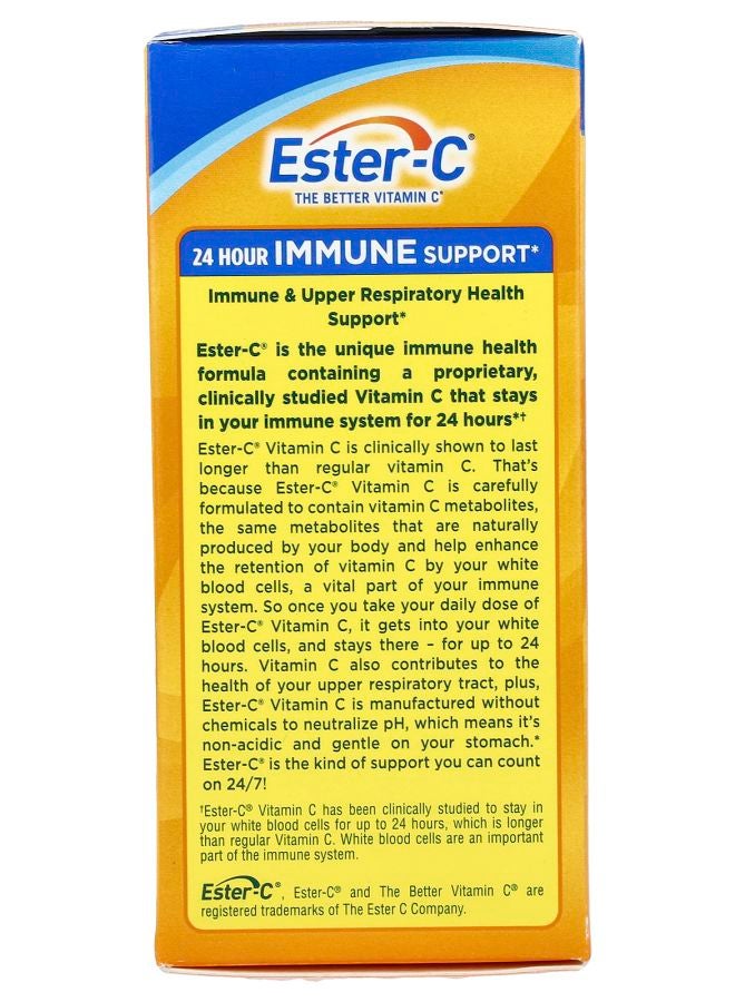 Ester - C 24 Hour Immune Support 1000 mg 60 Vegetarian Coated Tablets (500 mg per Tablet) - Image 2