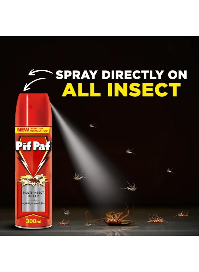 Pif Paf Pif Pif Fly and Mosquito Killer - 300ml - Image 2