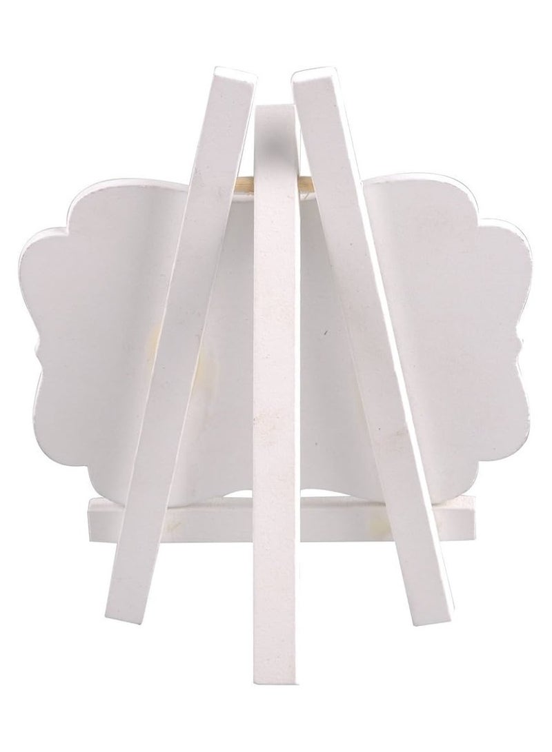 "Small plastic display stand. Wide and modern interlocking design, it gives your phone stability and style anywhere. Perfect for watching, reading, and video calling. " - Image 3