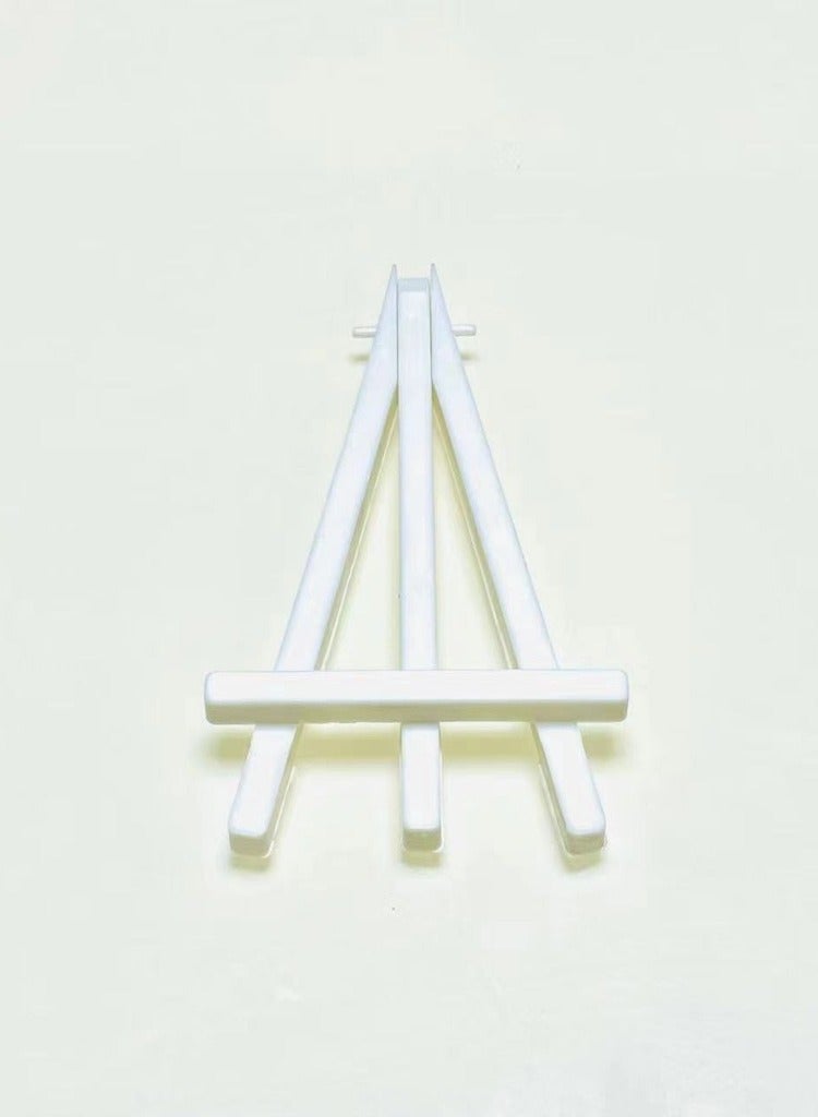 "Small plastic display stand. Wide and modern interlocking design, it gives your phone stability and style anywhere. Perfect for watching, reading, and video calling. " - Image 2