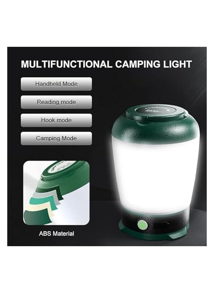 erorex Camping Lantern, LED Camping Light, USB Rechargeable, Portable Dimmable Camping Lantern, Outdoor Waterproof Tent Light, Inbuilt Battery, Garden Light for Picnic, Barbecue, Fishing, Travel  - Image 2