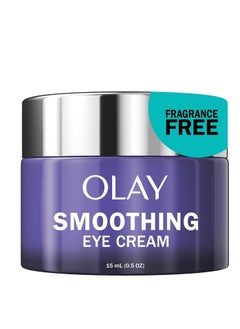 Olay Olay Retinol 24 Night Smoothing Eye Cream, Fragrance-Free, 0.5 Fl Oz  - Image 1