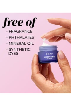 Olay Olay Retinol 24 Night Smoothing Eye Cream, Fragrance-Free, 0.5 Fl Oz  - Image 3