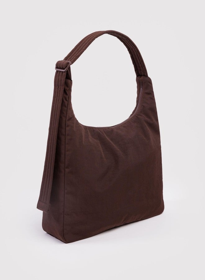 BAGGU Nylon Shoulder Bag - Coffee - Image 3