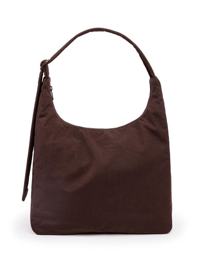BAGGU Nylon Shoulder Bag - Coffee - Image 1