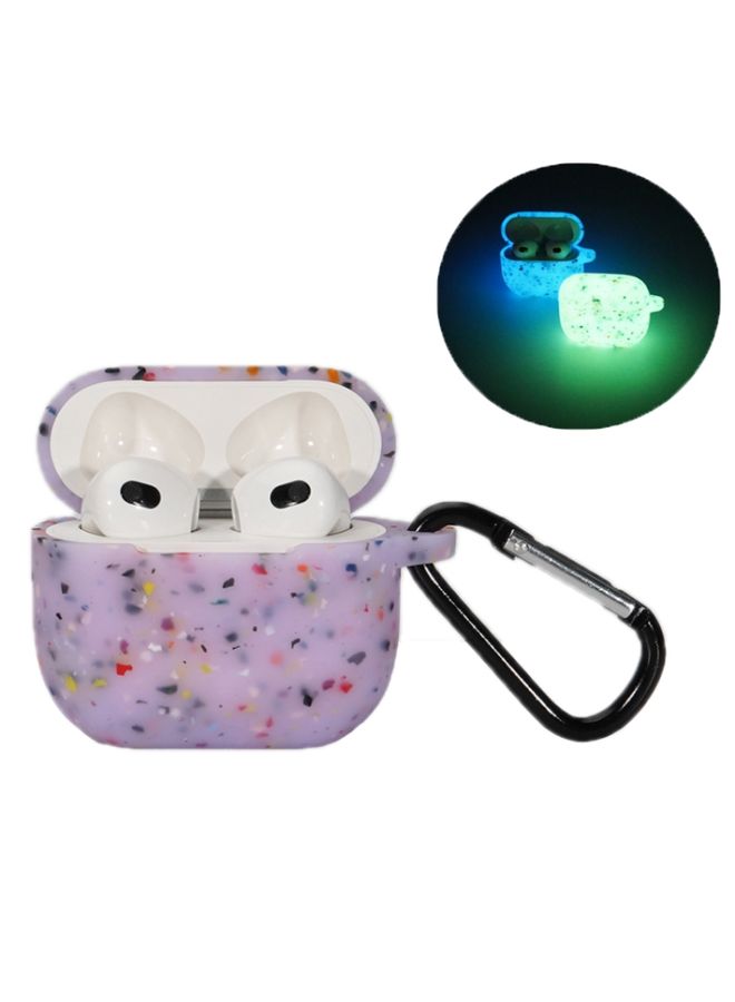 Raxoom Case Cover For AirPods 3 Bluetooth Earphone Silicone Case Luminous Pink